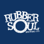 Logo of Rubber Soul Brewing, a brewery that hosts popular trivia nights, drawing in crowds and creating a fun, engaging atmosphere for guests.