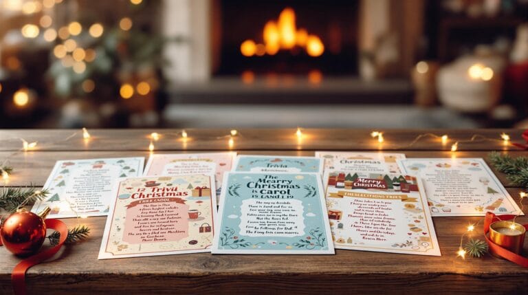 12 Printable Christmas Carols for Sing-Alongs