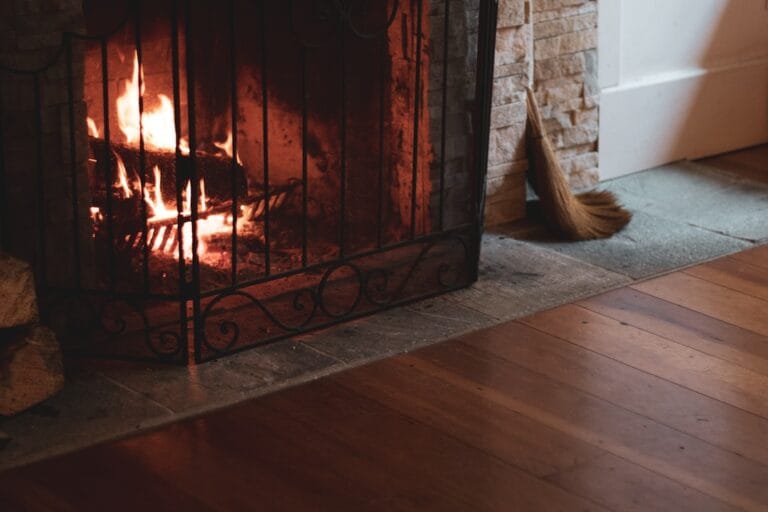 Photo Cozy Fireplace